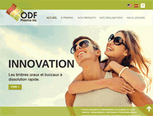 Tablet Screenshot of odfpharma.com